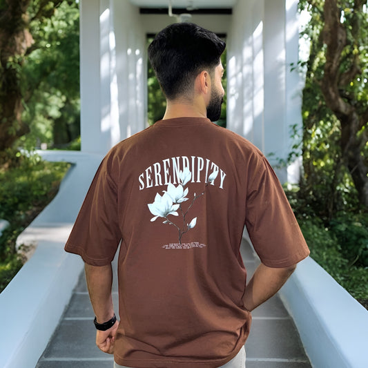 Brown Serendipity Graphic Tee