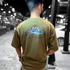 Olive graphic Tee