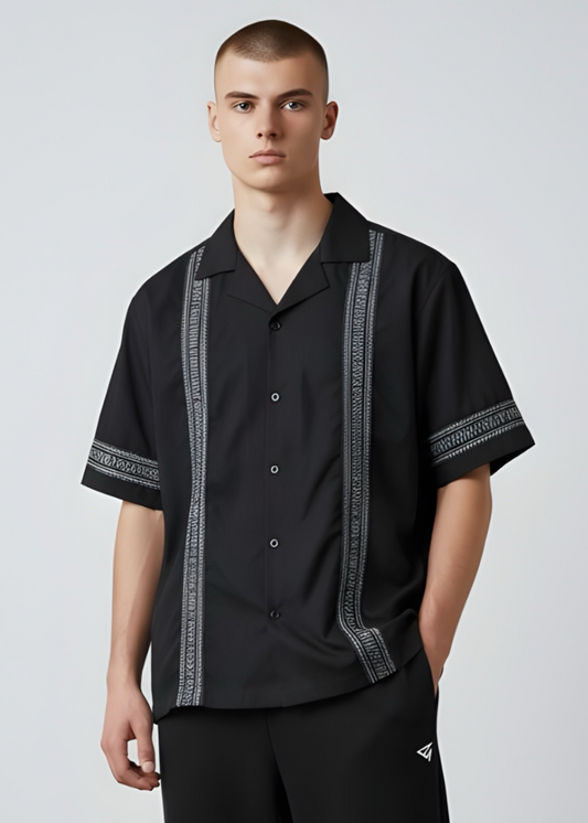 Black Onyx Trail Cuban Shirt