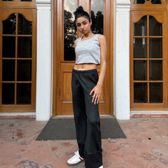 Mesh Waffle Knit Tank Top