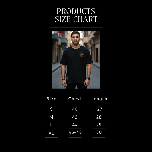 Noir Crest Box-Fit Tee