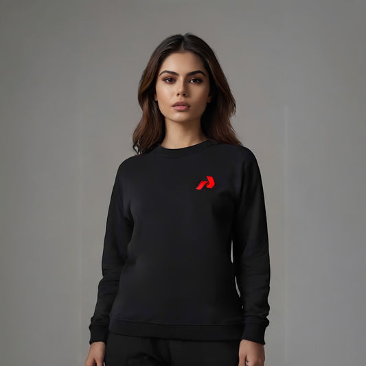 Black sweatshirt 350gsm