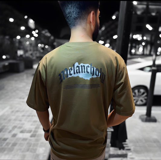 Olive graphic Tee