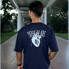 Navy Blue Trust No One Tee