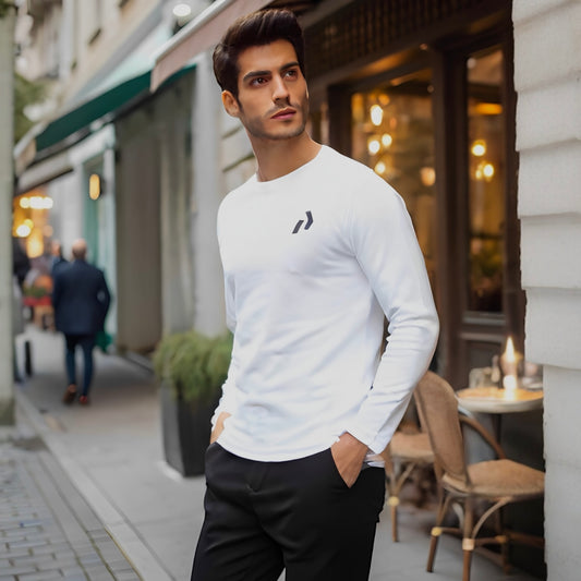 White sweatshirt 350gsm
