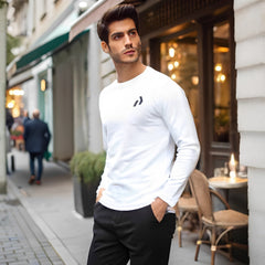 White sweatshirt 350gsm