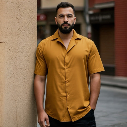 Mustard Drift Safari Shirt