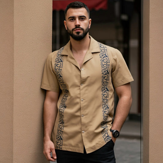 Mocha Tracer Safari Shirt