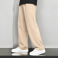Beige Unisex Ease Fit Trouser