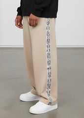 Beige Void Panel Trouser