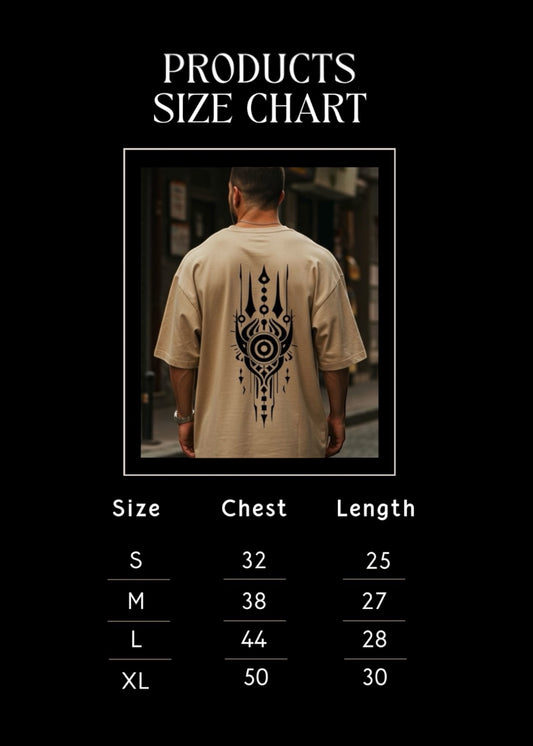 Beige Eclipse Shield Box-Fit Tee