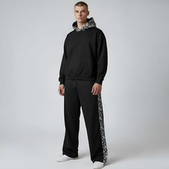 Black Verge Panel Tracksuit