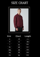 Maroon Stardust Varsity Jacket