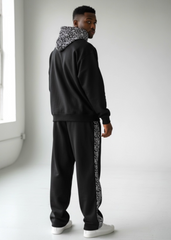 Black Verge Panel Tracksuit