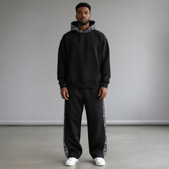 Black Verge Panel Tracksuit