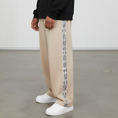 Beige Void Panel Trouser