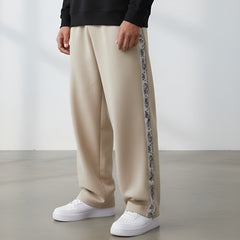 Beige Void Panel Trouser