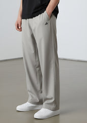 Beige Unisex Ease Fit Trouser