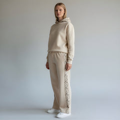 Beige Verge Panel Tracksuit