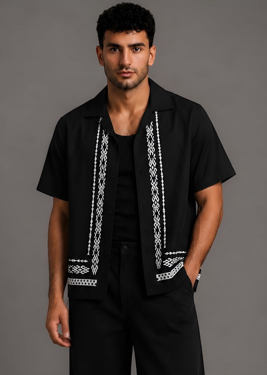 Onyx Line Cuban Shirt
