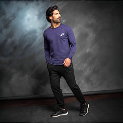 Royal blue sweatshirt 350gsm