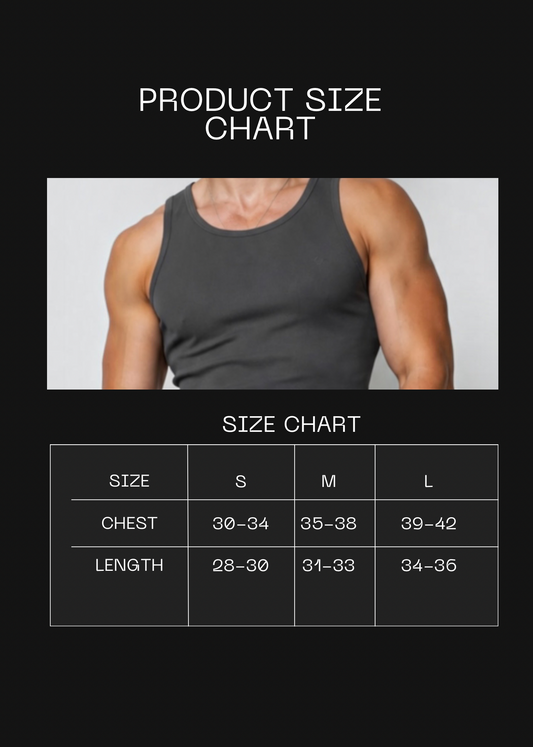 Charcoal Grey Cotton Rib Tank
