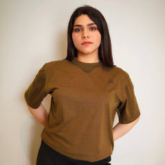 Olive Basic Cotton Tee