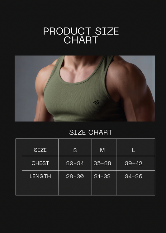 Olive Cotton Rib Tank Top