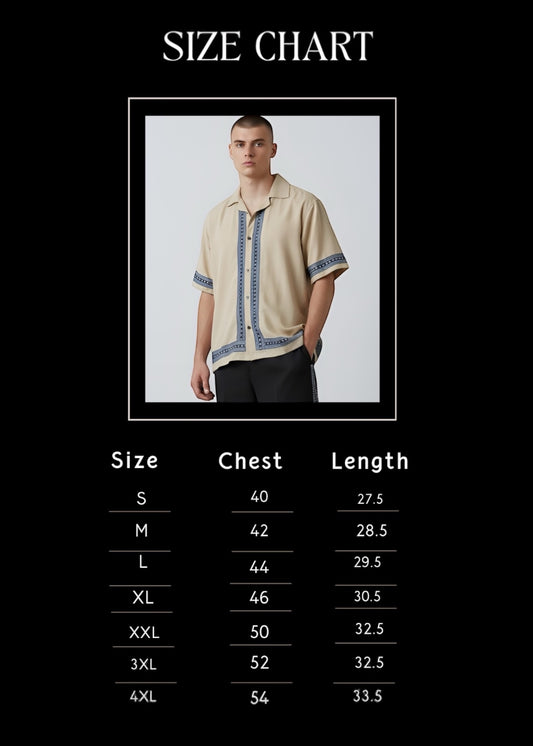 Beige Dune Cuban Shirt