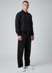 Black Stardust Varsity Tracksuit
