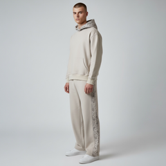 Beige Verge Panel Tracksuit