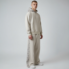 Beige Verge Panel Tracksuit
