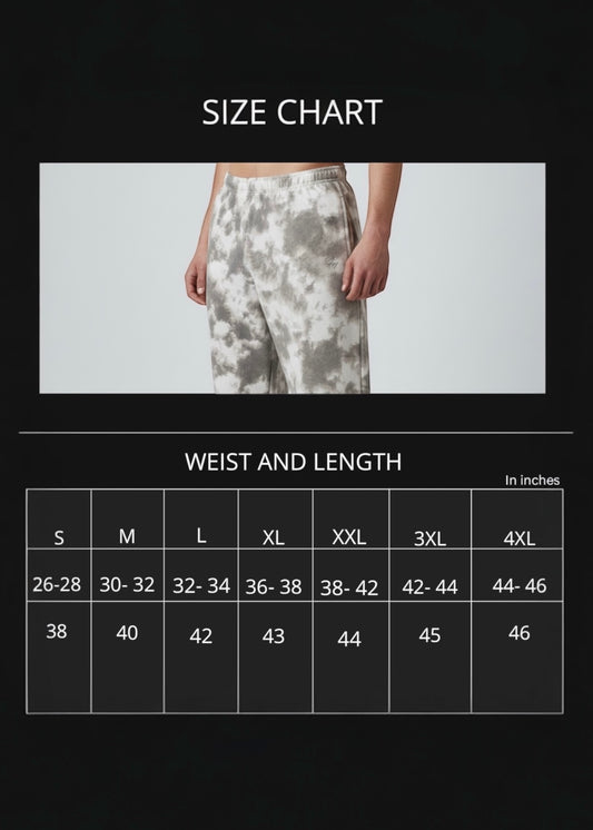 Frosted Acid Wash Trouser