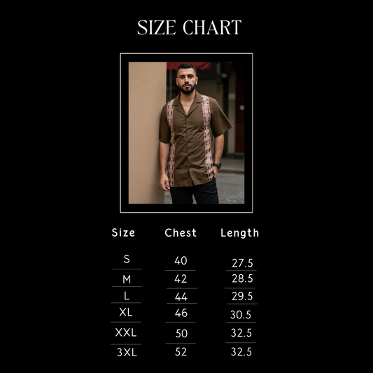 Brown Safari Stripe Shirt