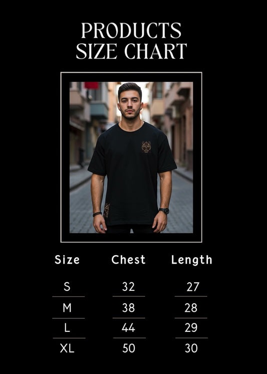 Noir Crest Box-Fit Tee