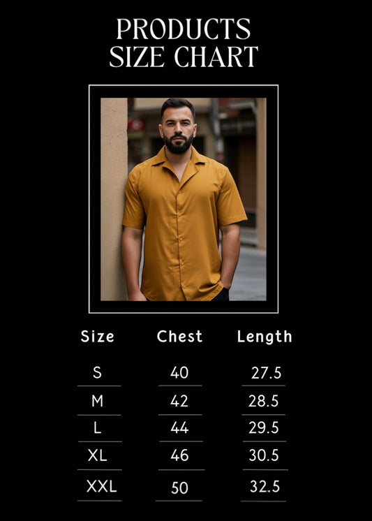 Mustard Drift Cuban Shirt