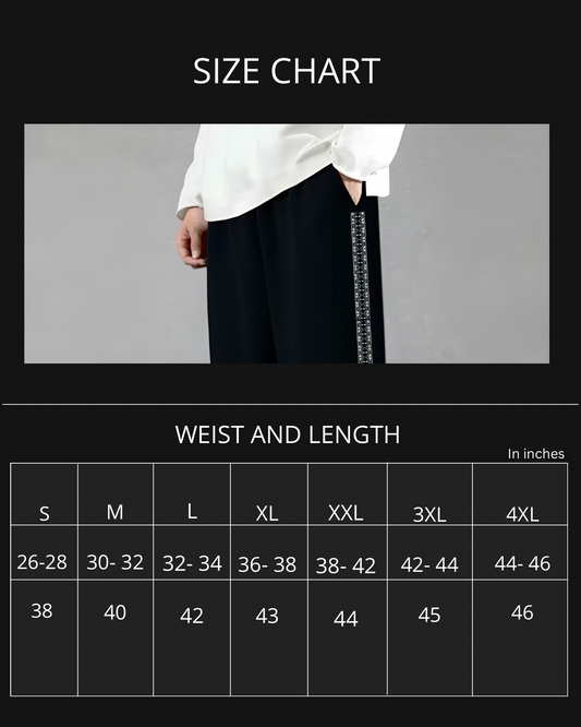 Tribal Stripe Loose Fit Trouser