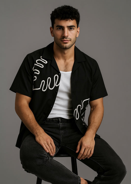 Echo Stitch Cuban Shirt