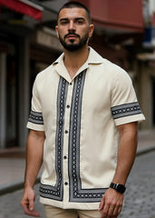 Beige Desert Dune Cuban Shirt