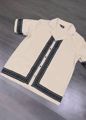 Beige Desert Dune Cuban Shirt