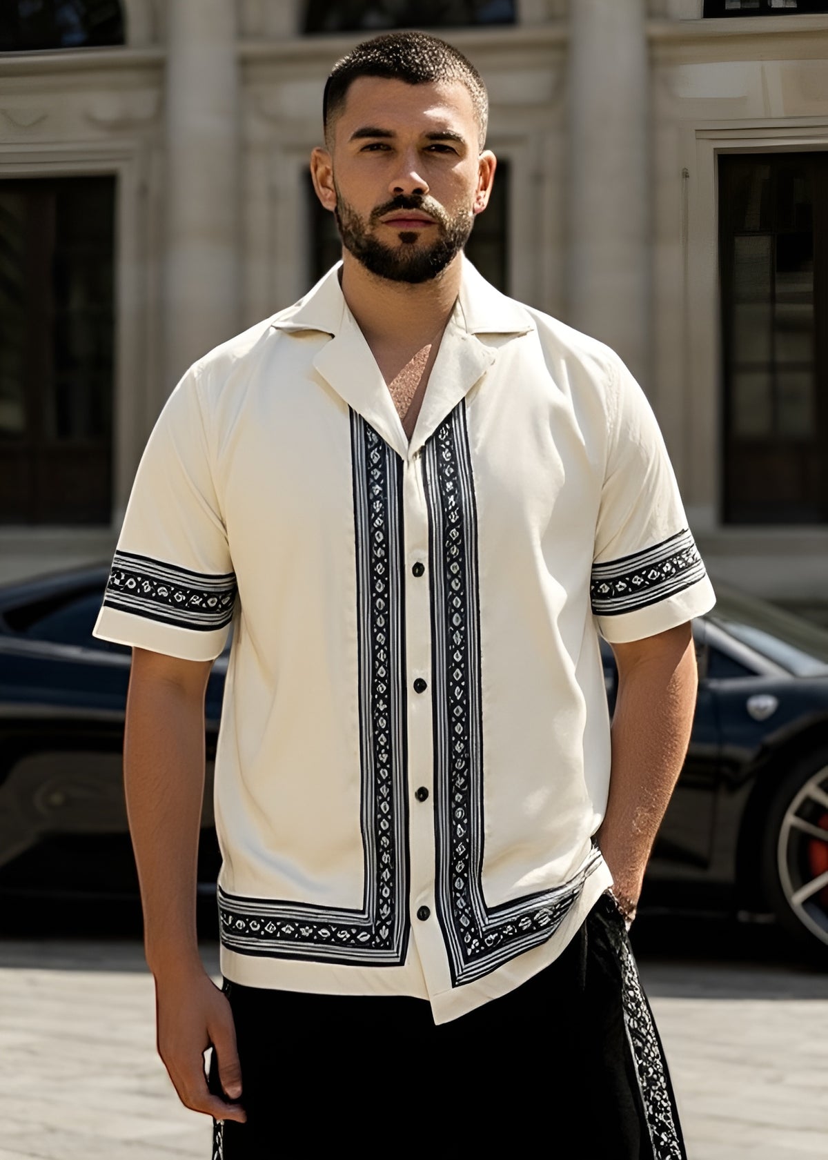 Beige Desert Dune Cuban Shirt