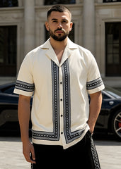 Beige Desert Dune Cuban Shirt