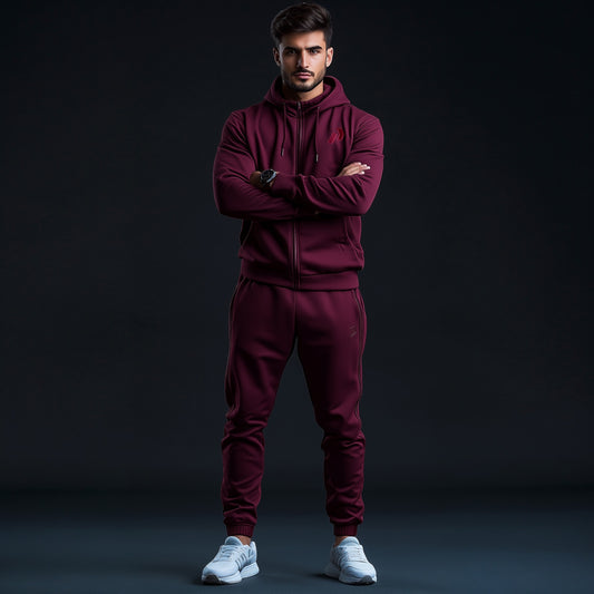Dark crimson co-ord set