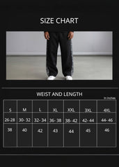 Black Verge Panel Trouser