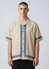 Beige Dune Cuban Shirt