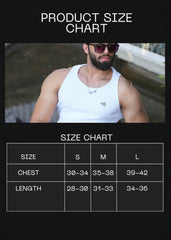 White Cotton Rib Tank Top