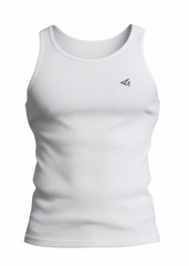 White Cotton Rib Tank