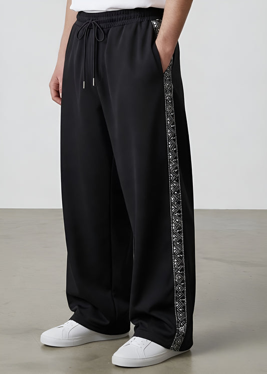 Tribal Stripe Loose Fit Trouser