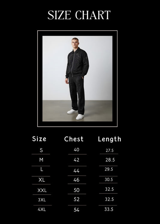 Black Stardust Varsity Tracksuit