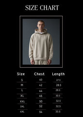 Beige Verge Panel Hoodie